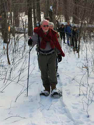 Snowshoe Trekking Lost Oak Valley